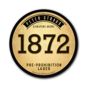 1872 Pre-Prohibition Lager label logo