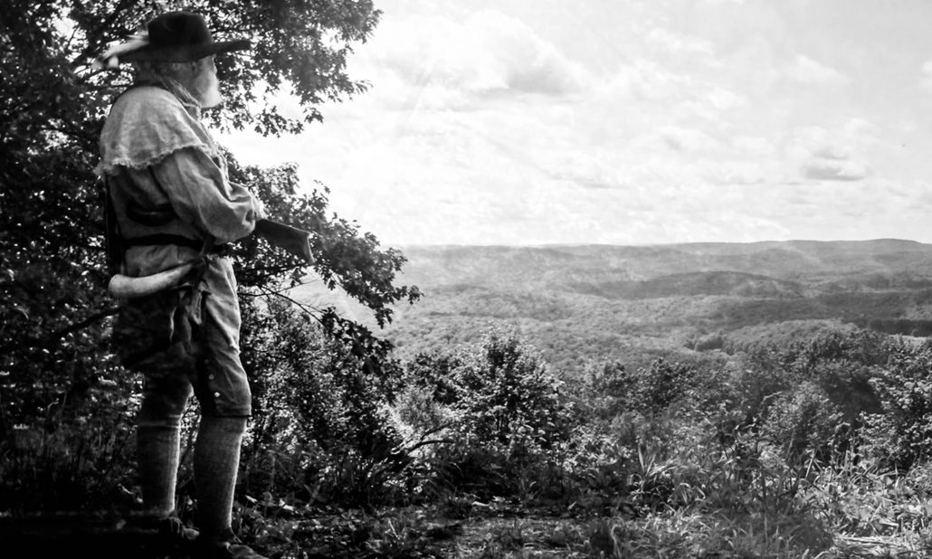 WIld Boy overlooking vista