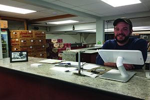 Aaron at Counter