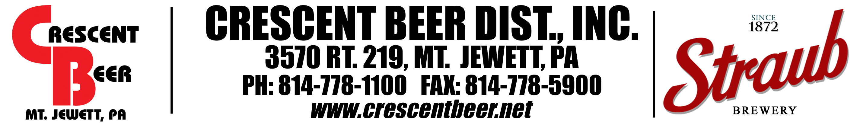 Crescent Beer Drop Ad Straub Beer Local Distribution