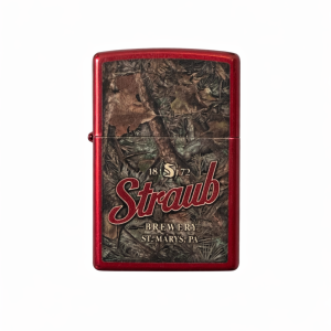 Candy Apple Red / Camo Zippo