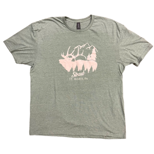 Military Green Elk Tee