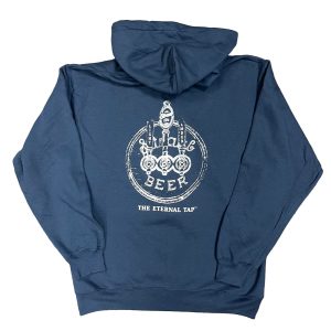 Navy Eternal Tap Zip Up Sweatshirt