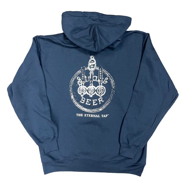 Navy Eternal Tap Zip Up Sweatshirt