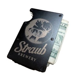 Straub Elk Black Minimalist Wallet