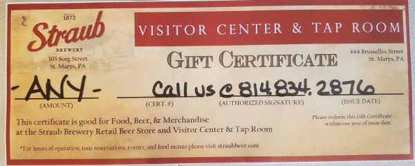Gift Certificates