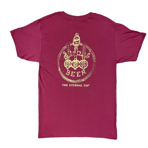 Maroon Eternal Tap T-Shirt - Small Only