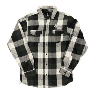 Black and White Buffalo Check Flannel