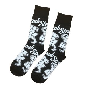 Straub Black BMan Beer Socks