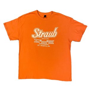 Orange Straub All Grain Tee