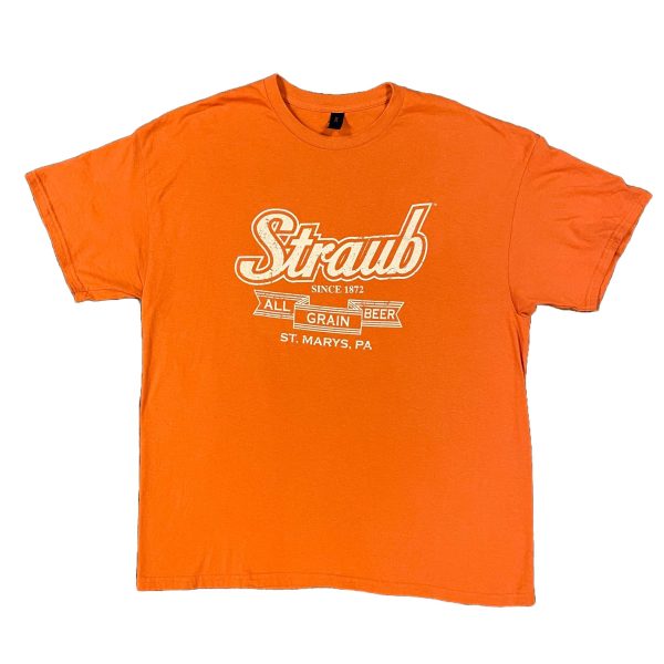 Orange Straub All Grain Tee