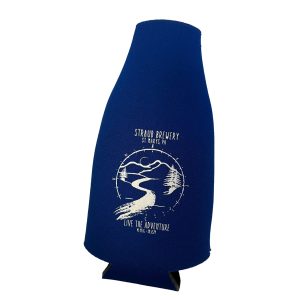 Blue Live the Adventure Bottle Koozie