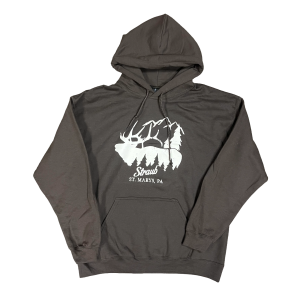 Chocolate Brown Elk Hoodie