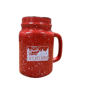 Catch Me at Camp Ceramic Mason Jar