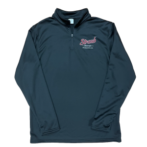 Black Wicking Fleece Pullover 1/4 Zip